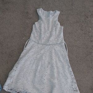 Speechless White Lace Kids Casual Dress